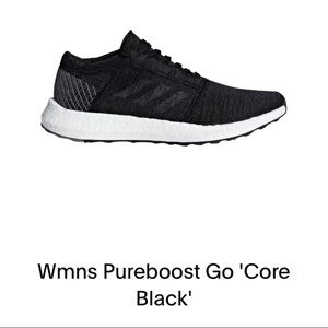 Womens Pureboost Go 'Core Black'